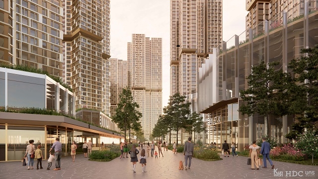 HDC현대산업개발이 추진하고 있는 H1프로젝트 투시도.사진제공=HDC현대산업개발