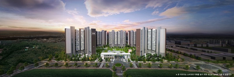 익산 부송 아이파크 단지투시도