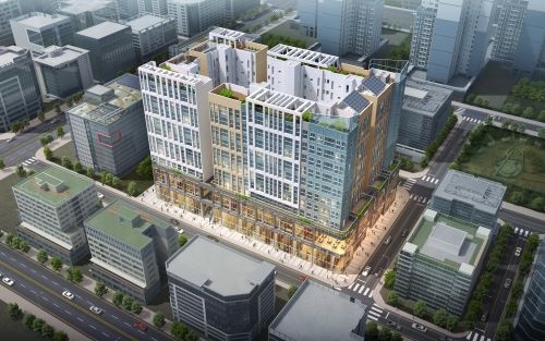 월드메르디앙 송도 조감도.사진제공=더푸른송도