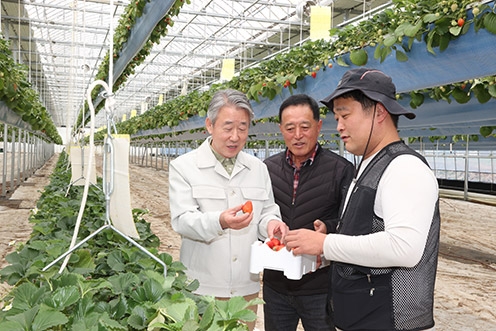 강호동 농협 회장, 농업·농촌 변화 혁신 청년농업인과 소통의 시간 가져