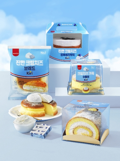 SPC삼립은 프랑스 크림치즈 브랜드 ‘끼리(Kiri)’와 협업한 디저트를 12일 선보였다. /사진=SPC삼립