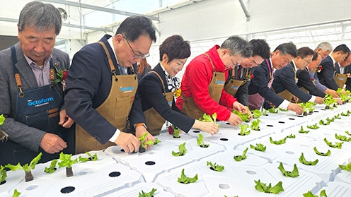 농협, 강원 도내 최초 '스마트농업지원센터' 개소