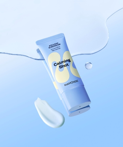 아모레퍼시픽 브랜드 마몽드가 '카밍 샷 아줄렌 선크림'을 8일 출시했다. /사진=아모레퍼시픽