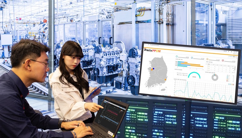 SK C&C가 제조 특화 AI 종합 디지털 팩토리 플랫폼 ‘아이팩츠(iFacts)’를 기반으로 ‘제조 공장 맞춤형 종합 AI 예지정비 서비스’를 제공한다. 사진=SK C&C