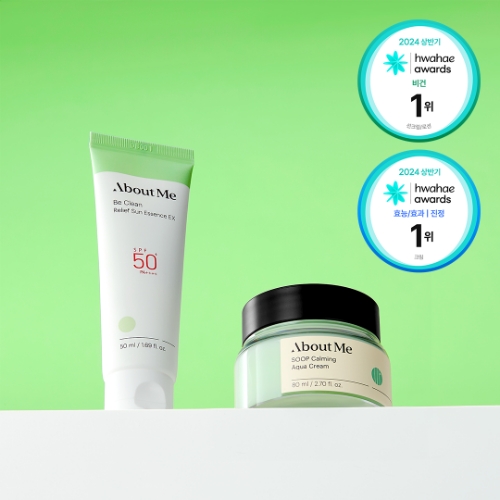 삼양사(대표 최낙현) 클린 뷰티 브랜드 어바웃미는 국내 최대 규모의 뷰티 시상식인 ‘2024 상반기 화해 어워드’에서 2관왕을 차지했다고 3일 밝혔다. /사진=삼양사 어바웃미