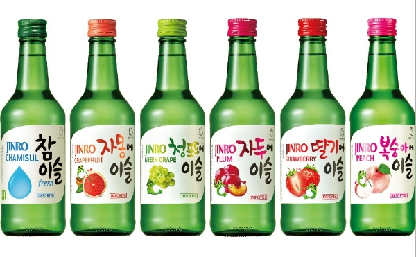 하이트진로 수출용 과일 소주. /사진=하이트진로