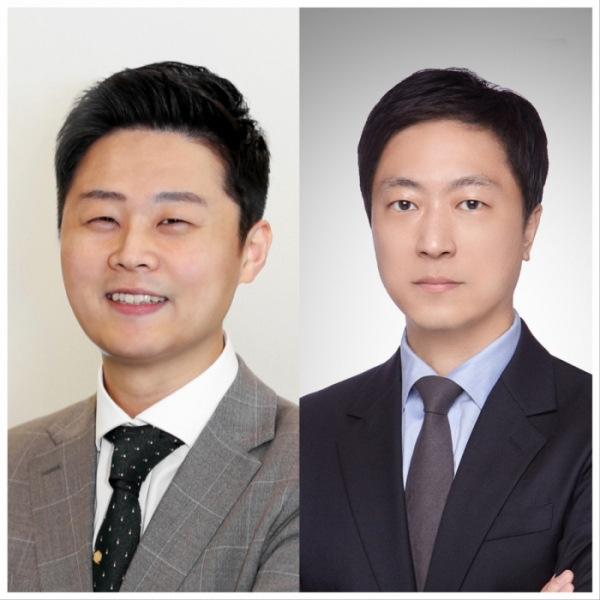 황성윤·김준수 이랜드이츠 대표이사. /사진=이랜드이츠