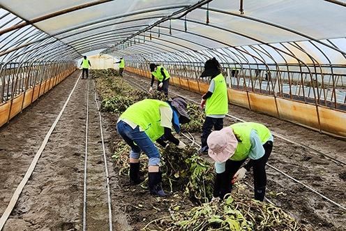농협경제지주, 전북 익산 집중호우 수해복구 지원