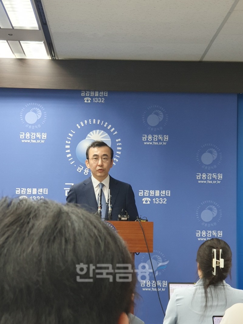 이세훈 금융감독원 수석부원장은 25일 여의도 금감원에서 '위메프·티몬 정산지연 관련 브리핑'을 했다. / 사진= 한국금융신문(2024.07.25)