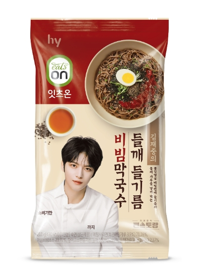 hy(대표 변경구)가 편스토랑 밀키트 ‘들깨 들기름 비빔 막국수(이하 비빔 막국수)’를 29일 출시한다. /사진=hy