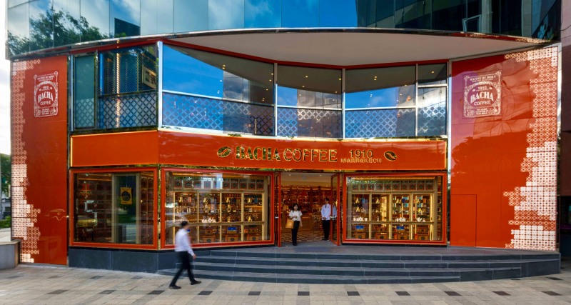 청담동에 문을 연 바샤커피 플래그십스토어. /사진제공=롯데백화점