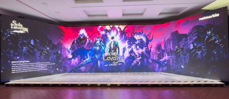 넷마블, 프랑스 파리 한국 홍보관 부스. / 사진=넷마블