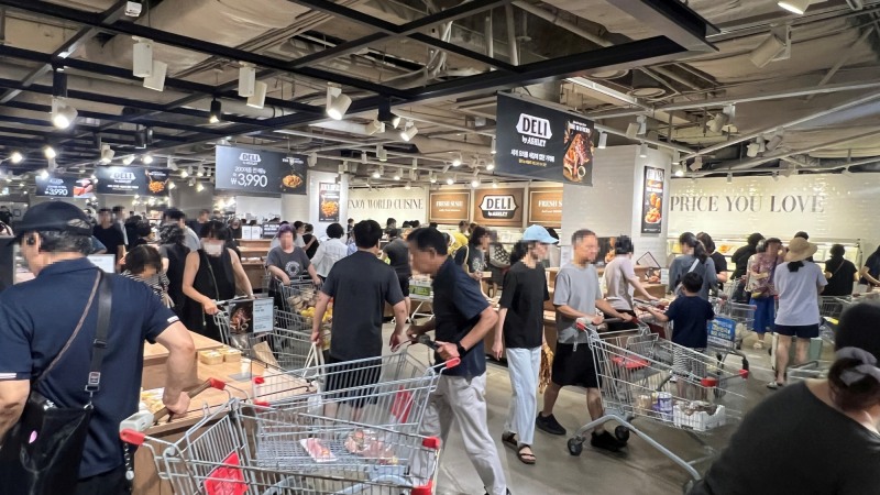 이랜드킴스클럽 강남점에 문을 연 '델리 바이 애슐리' /사진제공=이랜드킴스클럽