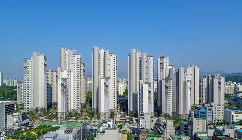 래미안솔베뉴 단지전경