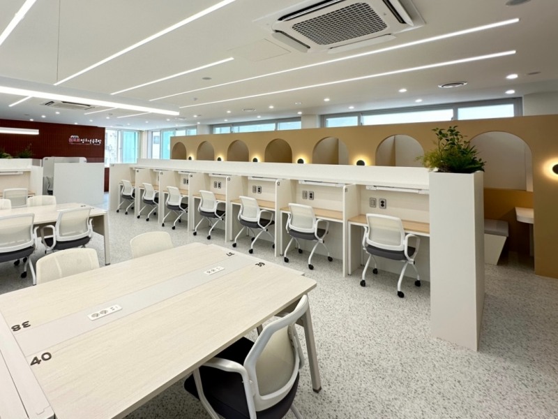 원효로 스터디카페형 청소년공부방 전경./사진제공=용산구