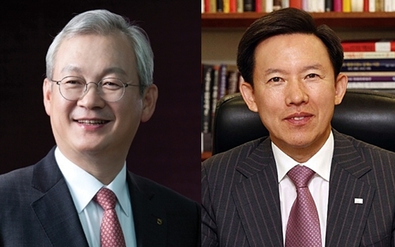 정영채 NH투자증권 전 사장(왼쪽), 최현만 미래에셋증권 고문(오른쪽) / 사진제공= 각사