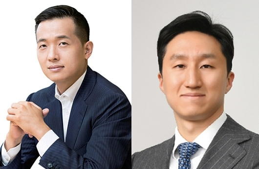 (왼쪽부터) 김동관 한화 부회장과 정기선 HD현대 부회장. /사진제공=각 사
