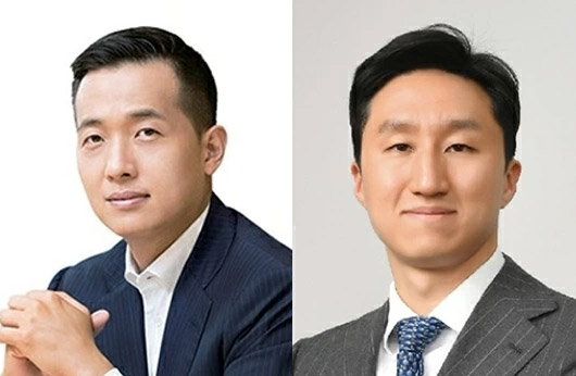 (왼쪽부터) 김동관 한화 부회장과 정기선 HD현대 부회장. /사진제공=각 사