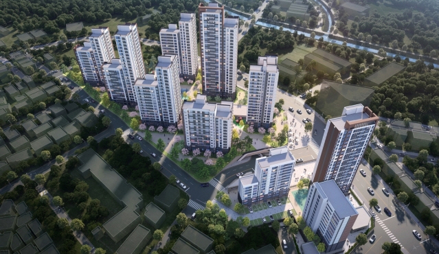 고양 행신 1-1구역 재개발사업 예상조감도.사진제공=한양