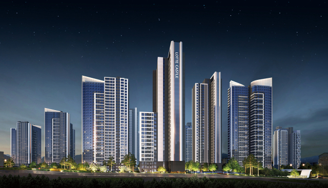 전농제8구역 재개발 투시도./사진제공=롯데건설