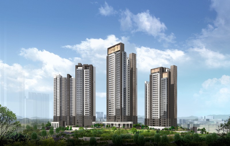 라체르보 푸르지오 써밋 단지투시도 / 사진제공=대우건설