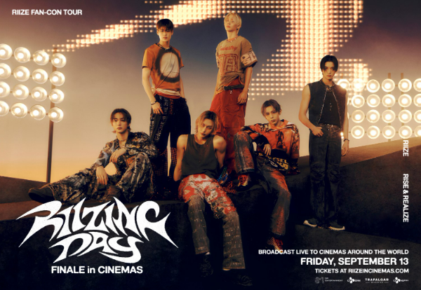 메가박스(대표 홍정인, 남용석)가 9월 13~15일 KSPO DOME에서 열리는 ‘2024 RIIZE FAN-CON ‘RIIZING DAY’ FINALE in SEOUL’(2024 라이즈 팬콘 ‘라이징 데이’ 피날레 인 서울) 공연 중 13일 첫날 공연을 라이브뷰잉으로 생중계 상영한다. /사진=메가박스