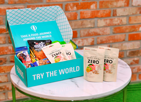 롯데웰푸드(옛 롯데제과)는 미국 스낵 구독 서비스 ‘트라이 더 월드(Try The World)’에 ‘제로 후르츠 젤리’를 4일 선보였다. /사진=롯데웰푸드