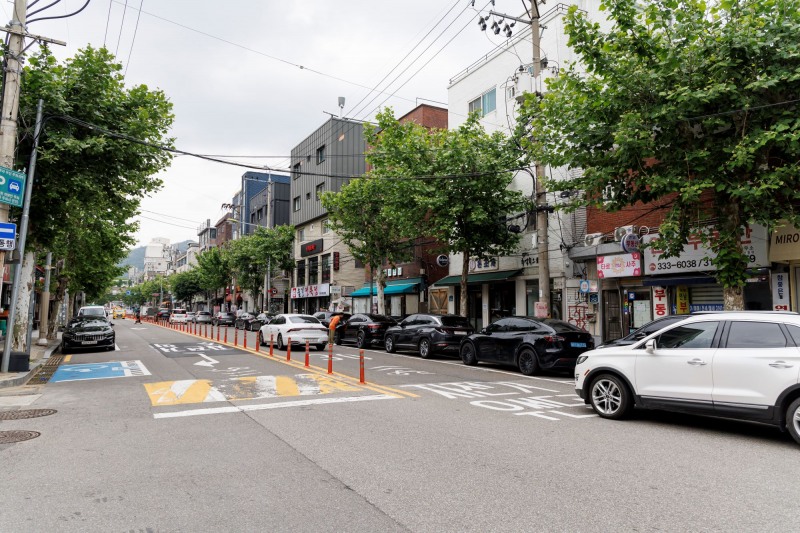 연남동 '끼리끼리 거리'로 탈바꿈 예정인 노상주차장./사진제공=마포구