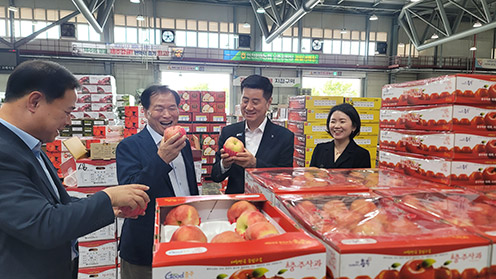 인천농협, 남촌도매시장 추석명절 농산물 수급상황 점검