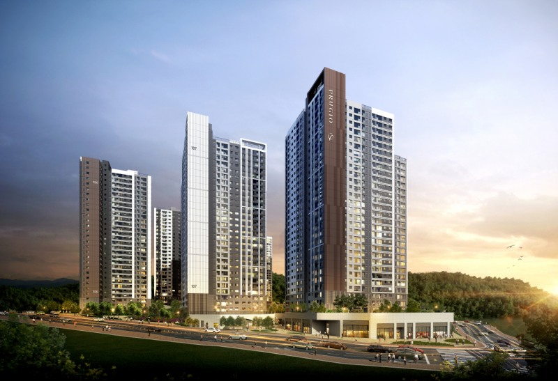 양주역 푸르지오 센터파크 단지투시도 / 사진제공=대우건설