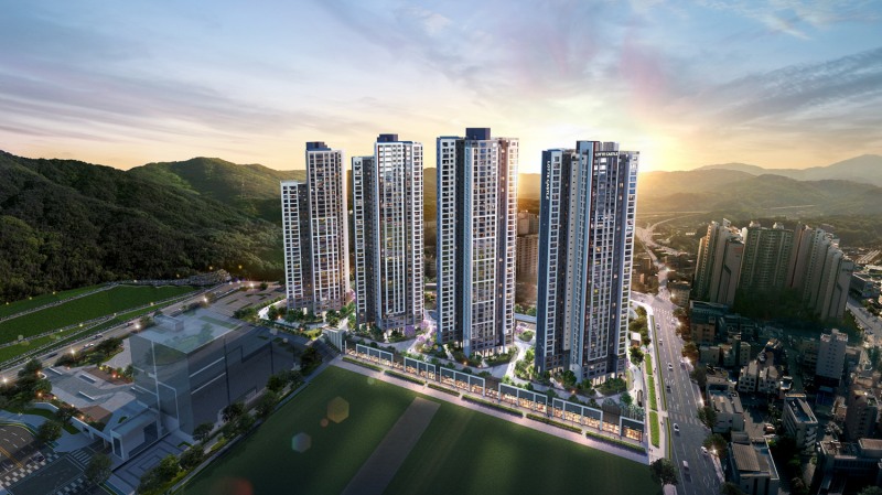 의정부 롯데캐슬 나리벡시티 단지투시도 / 사진제공=롯데건설