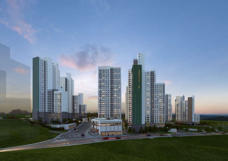 원주 푸르지오 더 센트럴 석경투시도