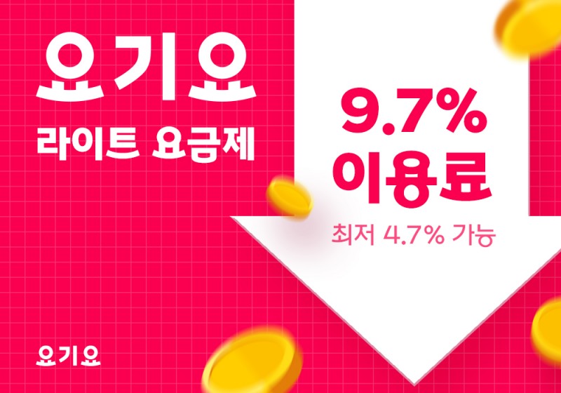 요기요 라이트 요금제 출시 이후 신규 가게 입점 수가 16.6% 증가했다. /사진제공=요기요