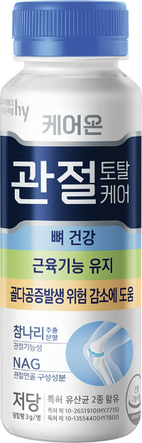 hy ‘케어온 관절 토탈케어(이하 관절 토탈케어)’가 출시 4주 만에 누적 판매량 100만개를 달성했다. /사진=hy