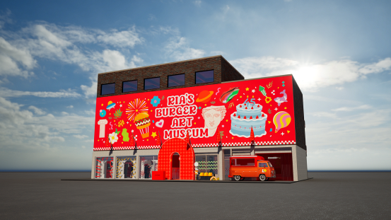 롯데GRS(대표 차우철) 버거 프랜차이즈 롯데리아가 1979년 서울 소공동에서 1호점을 낸 이후 창립 45주년을 맞아 오는 10월 3일부터 10월 20일까지 성수동에서 브레인 아트를 주제로 한 ‘리아’s 버거 아트 뮤지엄’ 팝업스토어를 전개한다. /사진=롯데GRS 롯데리아