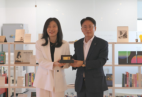 이석용 농협은행장, 지란지교소프트 현장경영 실시