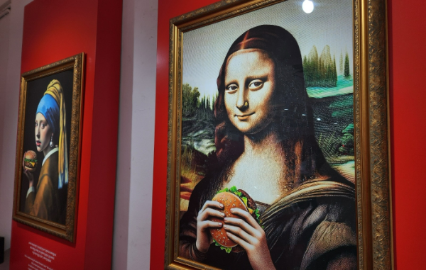 11일 찾은 서울 성수동 롯데리아 창립 45주년 팝업(리아’s 버거 아트 뮤지엄) 모습. /사진=손원태 기자