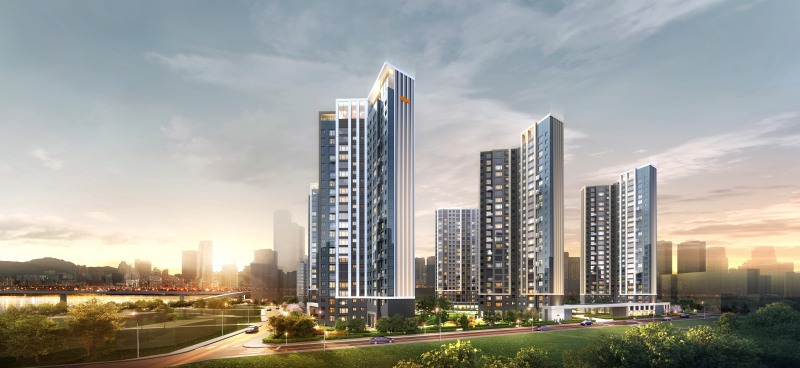 DL이앤씨, 자양7구역 투시도./사진제공=DL이앤씨