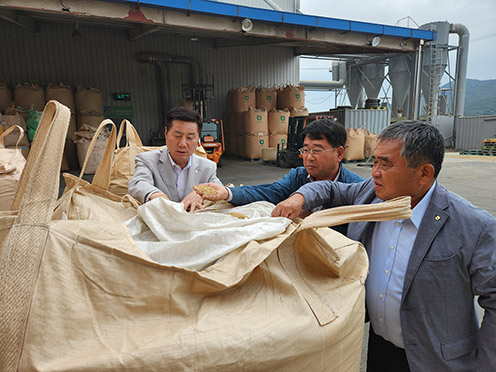 인천농협, 벼 수확기 현장경영 나서