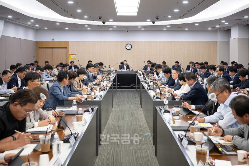 전북은행이 지난 14일 본점 3층 중회의실에서 4분기 경영전략회의를 개최했다./ 사진 = 전북은행