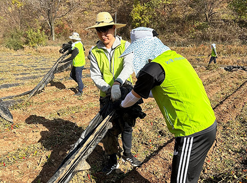 농협경제지주, 가을 수확철 맞아 1박2일 농촌 일손돕기