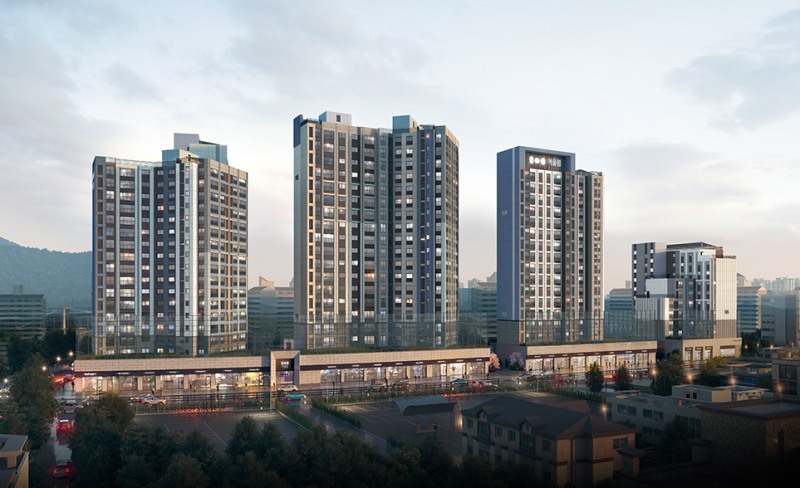 도봉 금호어울림 리버파크 투시도./사진제공=코람코자산신탁