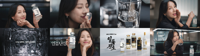 하이트진로 일품진로 모델, 가수 이효리. /사진=하이트진로