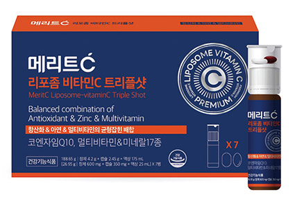 ▲ 메리트C 리포좀 비타민C 트리플샷