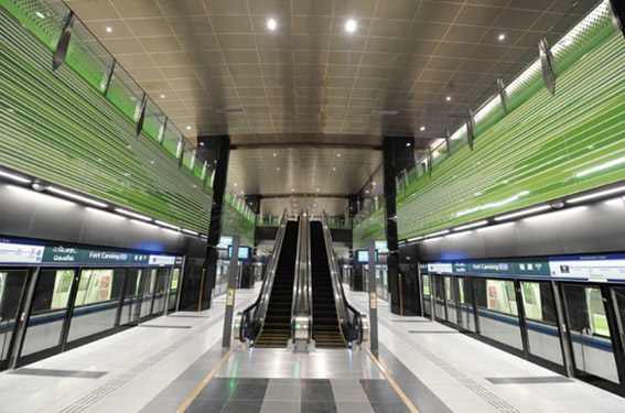 ▲ 싱가포르 C937 지하철 현장. 사진제공 = GS건설