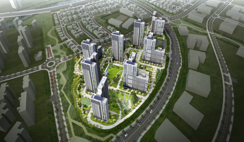 엘리프 옥정 시그니처 단지조감도