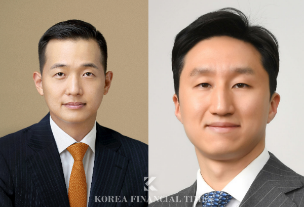 (왼쪽부터) 김동관 한화그룹 부회장과 정기선 HD현대 수석부회장. /사진제공=각 사
