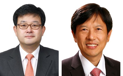 손현호 SK디스커버리 대표이사 후보(왼쪽)와 안현 SK하이닉스 개발총괄