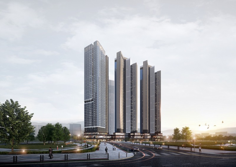 더샵 퍼스트월드 서울 단지투시도 / 사진제공=포스코이앤씨