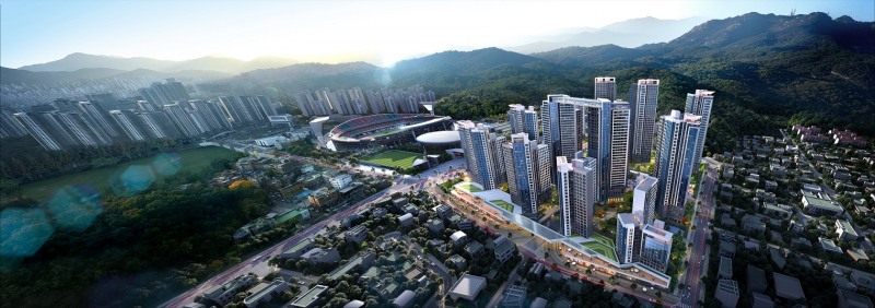 안양 운동장 동측 재개발사업 조감도 / 사진제공=삼성물산